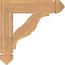 Ekena Millwork Funston Arts & Crafts Smooth Bracket, Western Red Cedar, 3 1/2"W x 18"D x 18"H BKT04X18X18FST03SWR - alternate 2